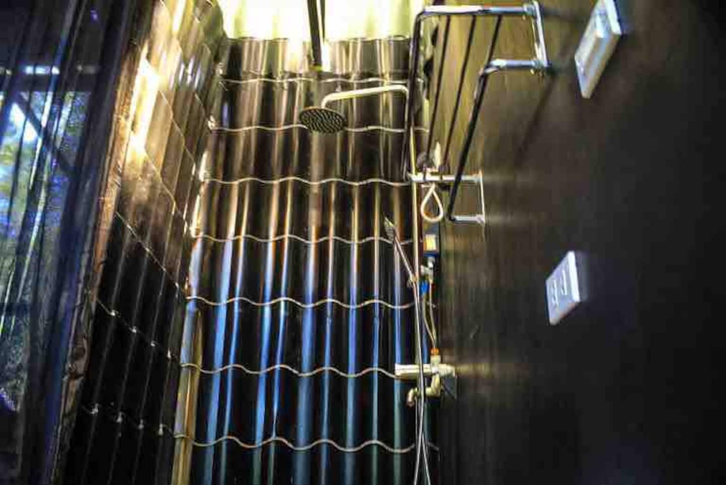 Pine Cone Treehouse Shower